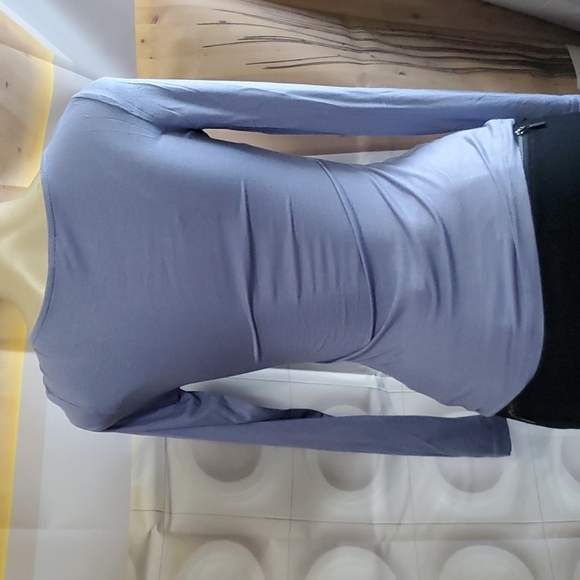 NWT Pret-a-porTEE Cinched Front long sleeve top Size XS - Picture 4 of 5